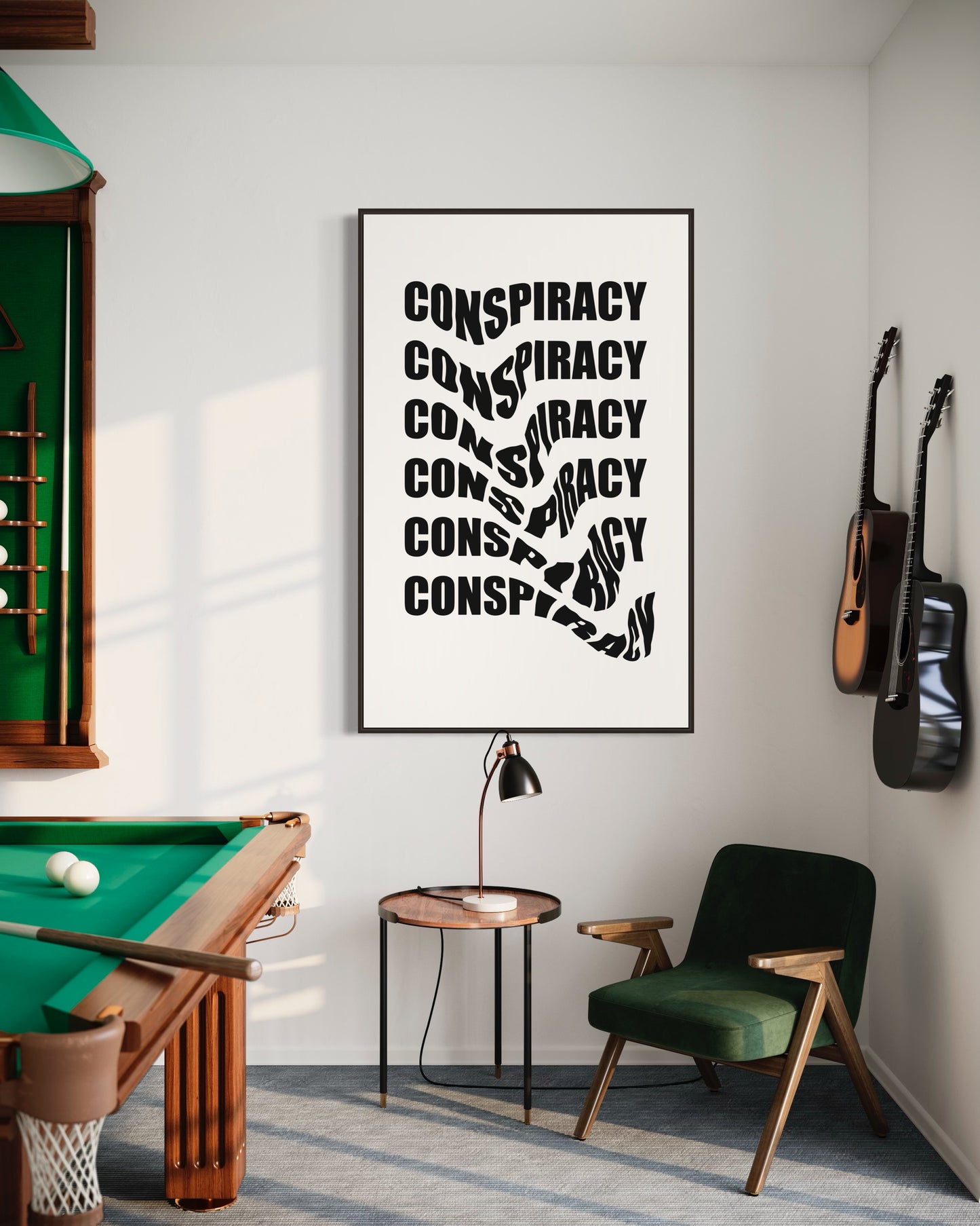 CONSPIRACY LOGO POSTER