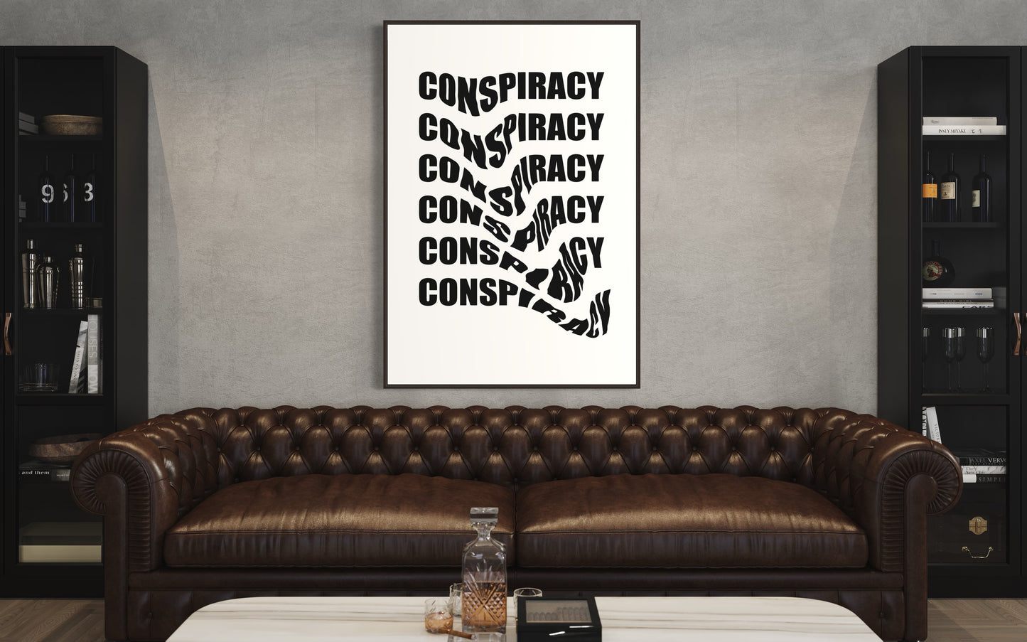 CONSPIRACY LOGO POSTER